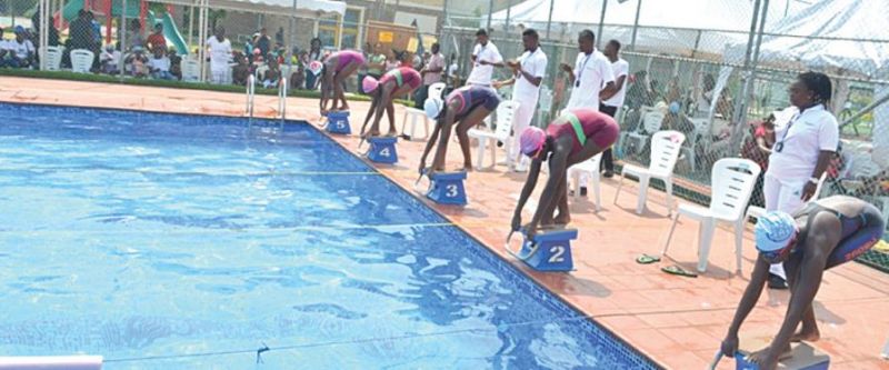 Meadow Swimming competition in Nigeria